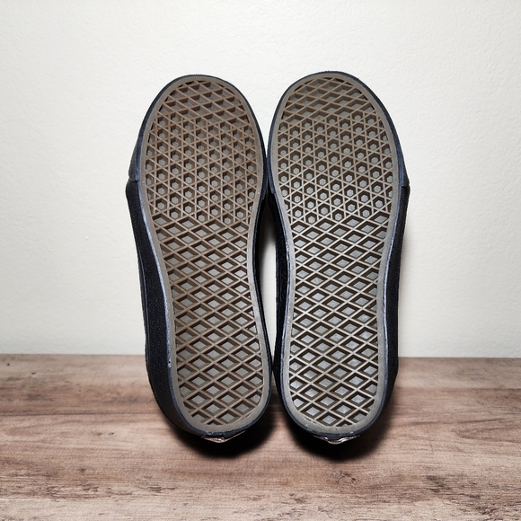 VANS UltraCush HD Pro Mens Black Canvas Lace Up Skateboard Shoes Sneakers Sz 6.5 - Picture 9 of 11